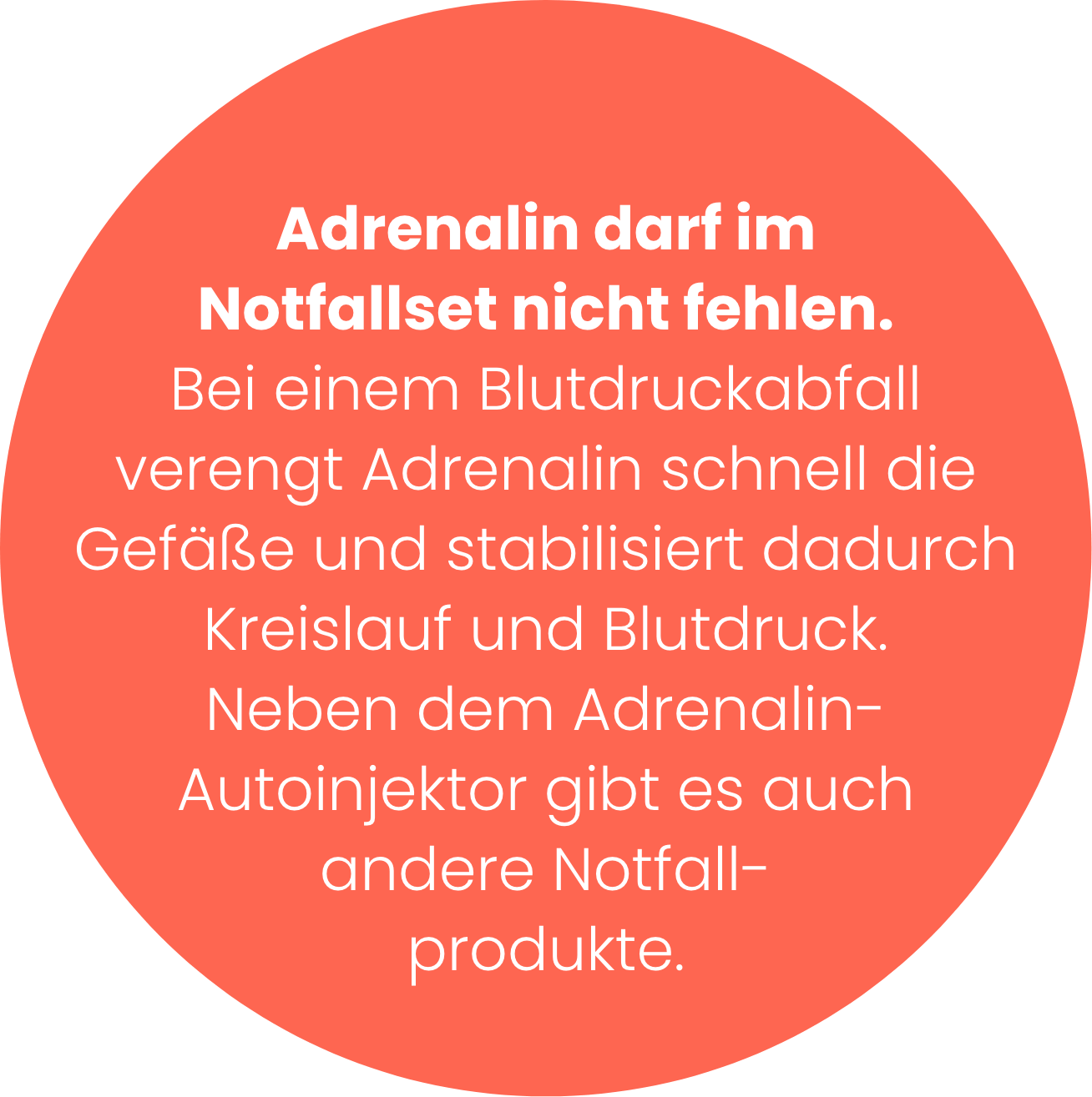 Ein Sprühstoß, er Leben retten kann